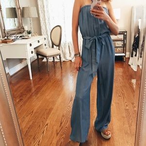 Strapless jumpsuit